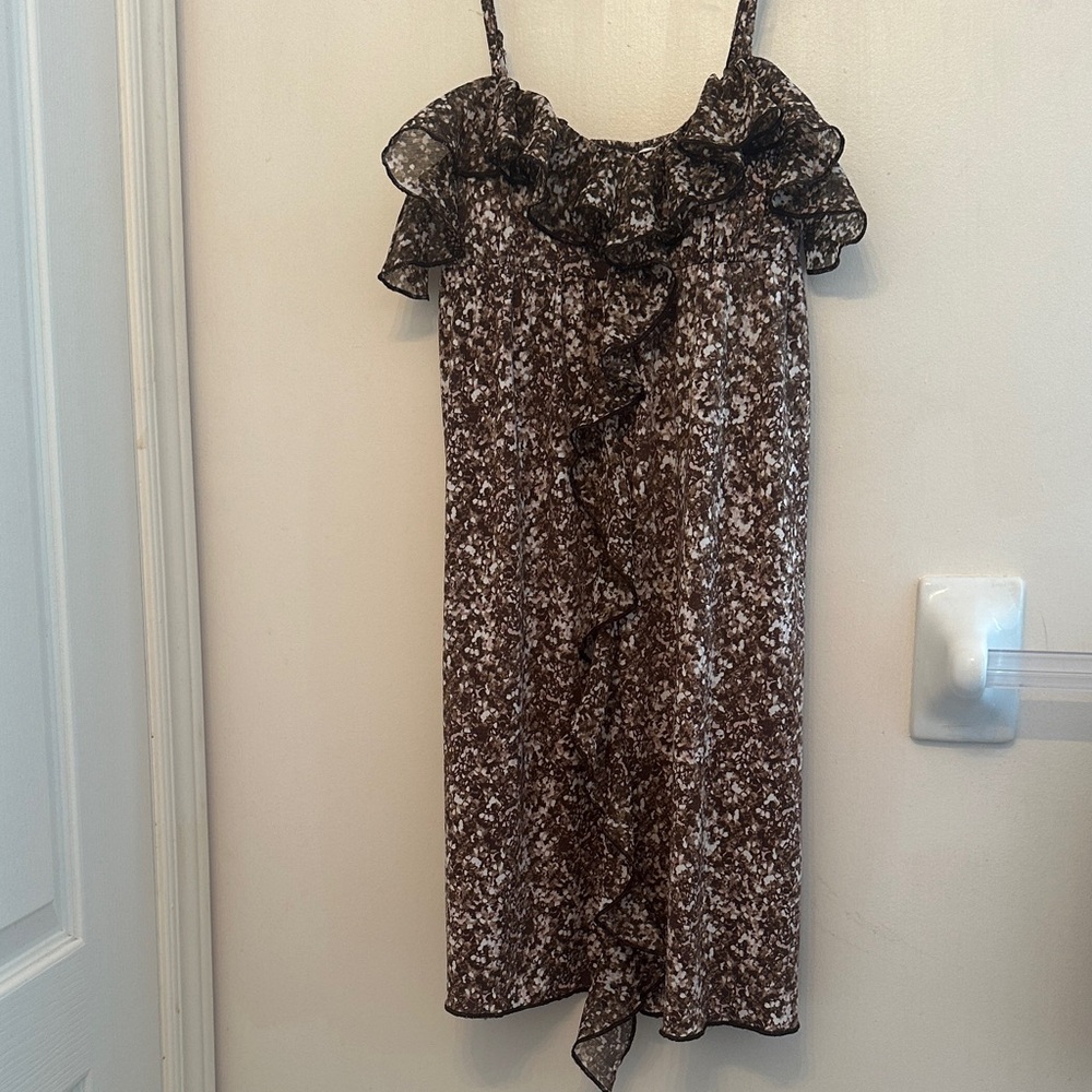 Candie's Brown Patterned Dress